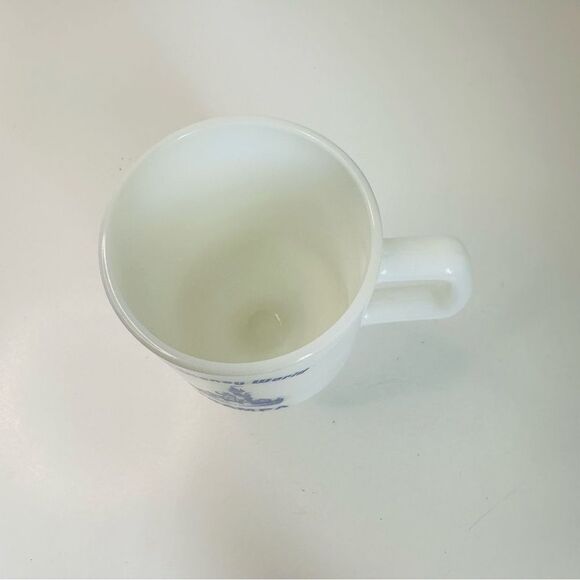 Walt Disney Productions DISNEY WORLD Castle Milk Glass Grampa Mug Cup Grandpa - Picture 2 of 4